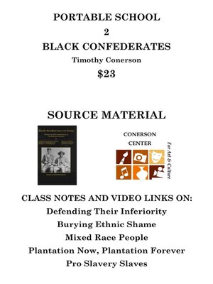 cover image of Portable School 2 Black Confederates
